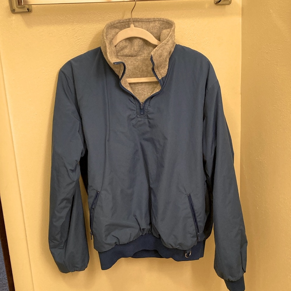 VINTAGE Slope reversible ski parka - 1/4 zip - crewneck - Size L